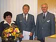 Nach der Abberufung: Ernst-Wilhelm Herbel mit Gattin und LB Dr. Hans-Ingo Schliwienski