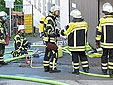 Brand in der Frankfurter Straße (WR-Foto Wolfgang Teipel)