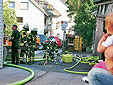 Brand in der Frankfurter Straße (AA-Foto Weber)