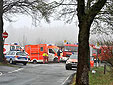 Polizei, Rettungsdienst und Feuerwehr sind vor Ort (WR-Foto Guido Raith)