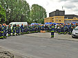 Einweisung der 80 Einsatzkräfte (Foto Andreas Cis, OV Dortmund)